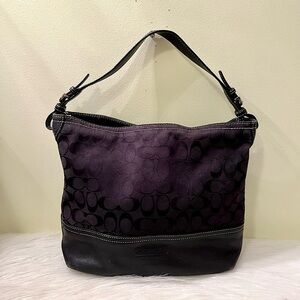 Coach Signature Black Tote